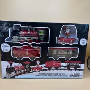 Disney The Nightmare Before Christmas Jack Skellington Holiday Express Train Set